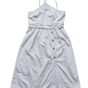 BANANA REPUBLIC Buttermilk Button‑Front Summer Dress 8 – Like New